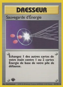 Carte Sauvegarde d'Énergie 81/102 – Set de Base