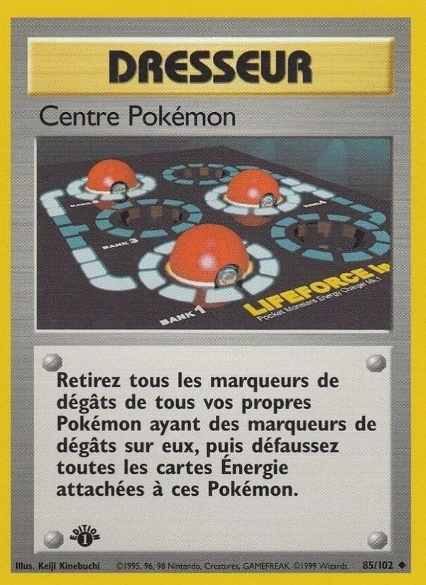 Carte Centre Pokémon 85/102 – Set de Base