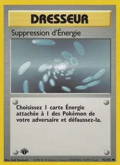 Carte Suppression d'Énergie 92/102 – Set de Base