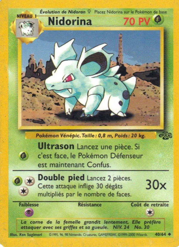 Carte Nidorina 40/64 – Jungle