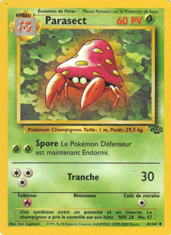 Carte Parasect 41/64 – Jungle