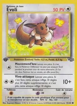 Carte Évoli 51/64 – Jungle