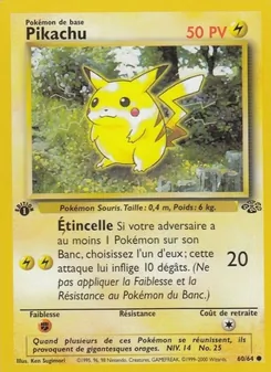 Carte Pikachu 60/64 – Jungle
