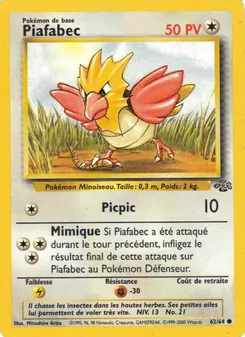 Carte Piafabec 62/64 – Jungle