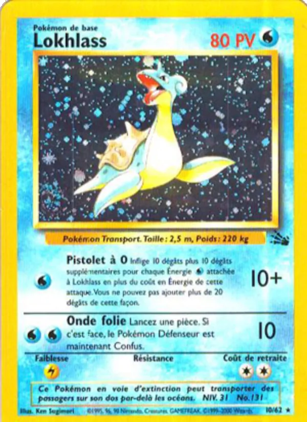 Carte Lokhlass 10/62 – Fossile
