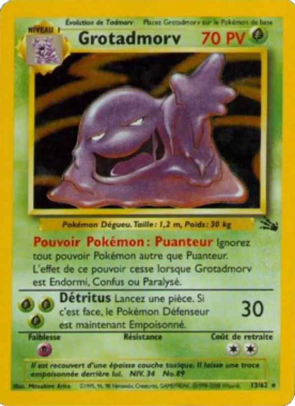 Carte Grotadmorv 13/62 – Fossile