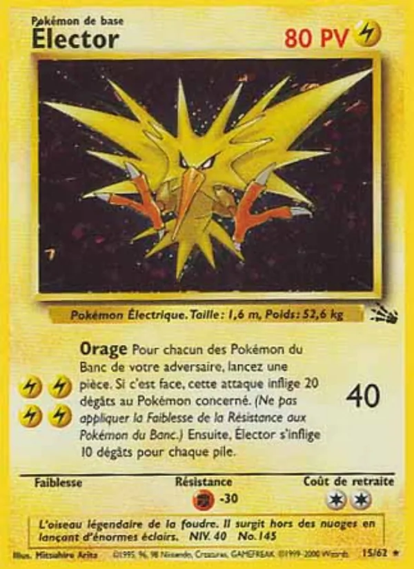 Carte Élector 15/62 – Fossile