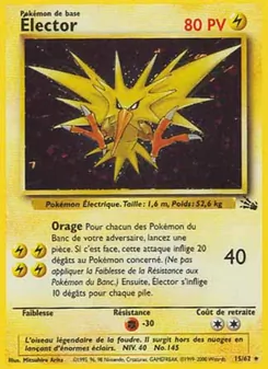 Carte Élector 15/62 – Fossile