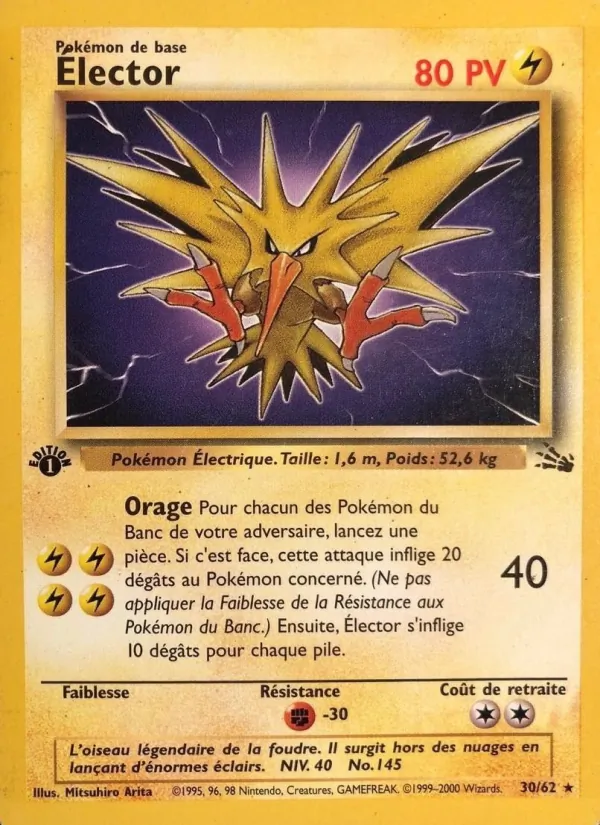 Carte Élector 30/62 – Fossile
