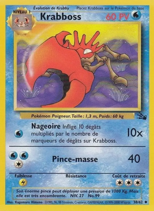 Carte Krabboss 38/62 – Fossile