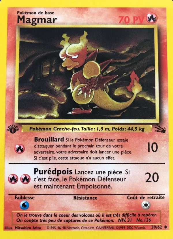 Carte Magmar 39/62 – Fossile