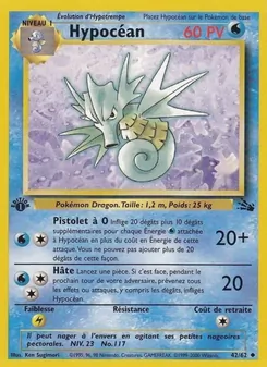 Carte Hypocéan 42/62 – Fossile