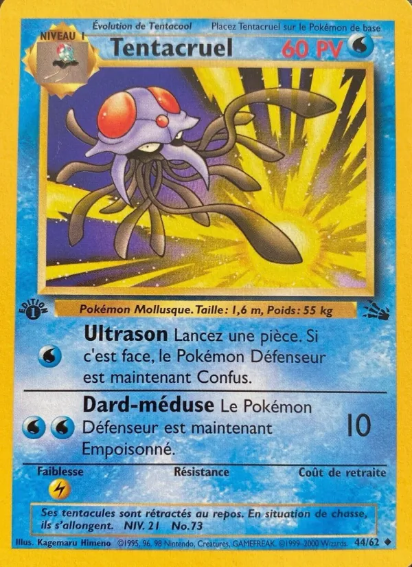 Carte Tentacruel 44/62 – Fossile
