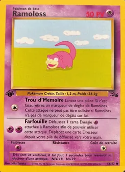 Carte Ramoloss 55/62 – Fossile