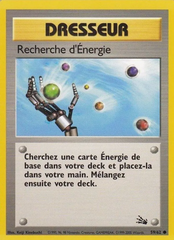Carte Recherche d'Énergie 59/62 – Fossile