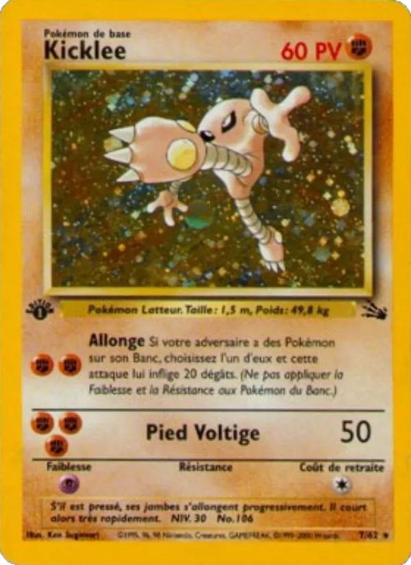 Carte Kicklee 7/62 – Fossile