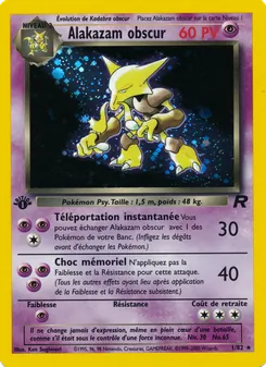 Carte Alakazam obscur 1/82 – Team Rocket