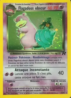 Carte Flagadoss obscur 12/82 – Team Rocket