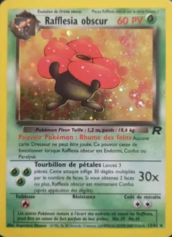 Carte Rafflesia obscur 13/82 – Team Rocket