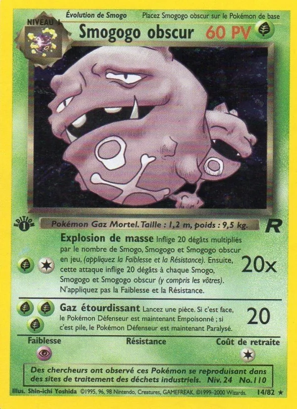 Carte Smogogo obscur 14/82 – Team Rocket