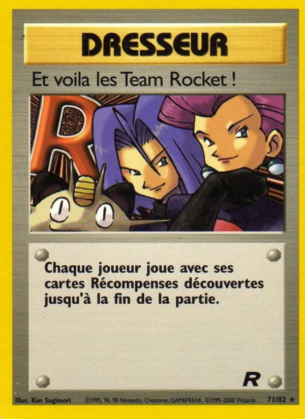 Carte Et voila les Team Rocket ! 15/82 – Team Rocket