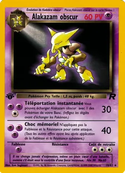 Carte Alakazam obscur 18/82 – Team Rocket