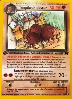 Carte Triopikeur obscur 23/82 – Team Rocket