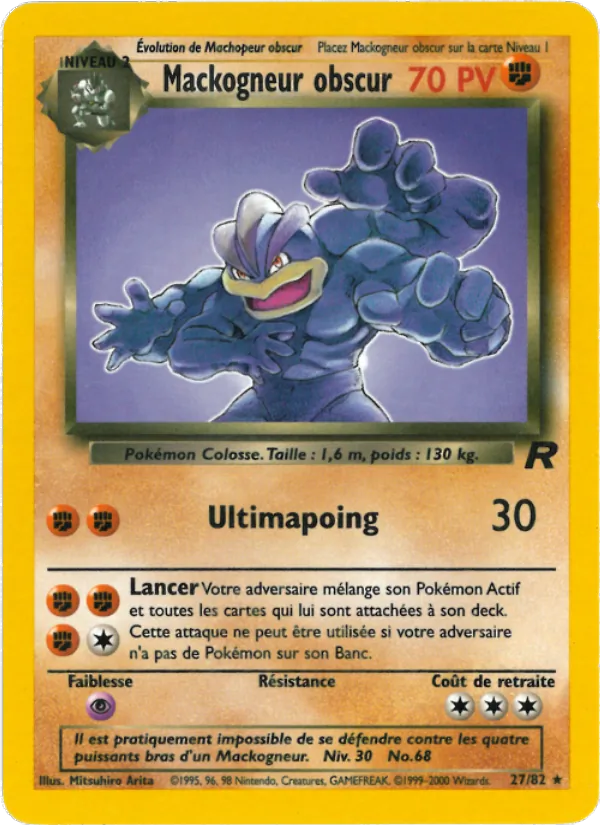 Carte Mackogneur obscur 27/82 – Team Rocket
