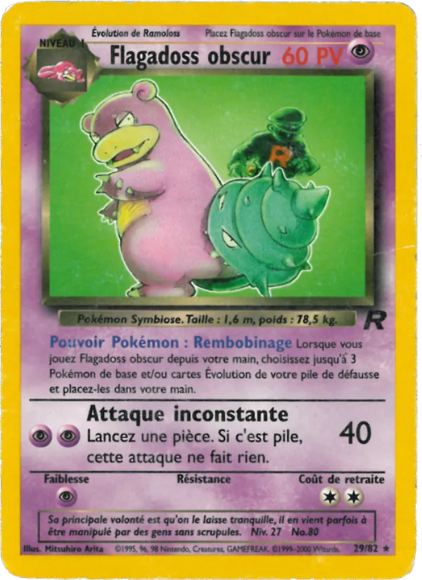Carte Flagadoss obscur 29/82 – Team Rocket
