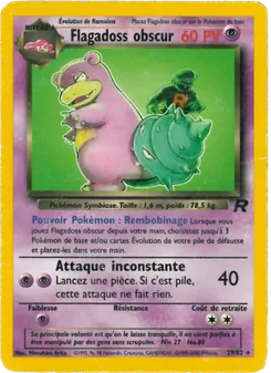 Carte Flagadoss obscur 29/82 – Team Rocket