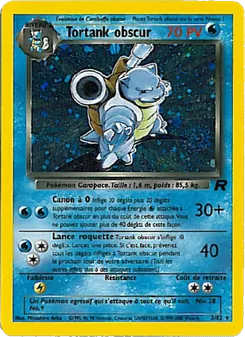 Carte Tortank obscur 3/82 – Team Rocket