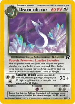 Carte Draco obscur 33/82 – Team Rocket