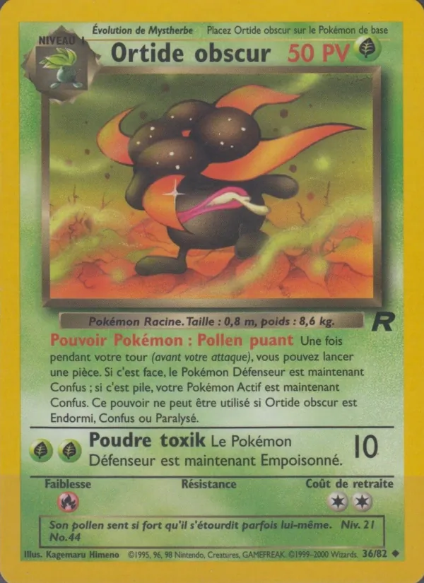 Carte Ortide obscur 36/82 – Team Rocket