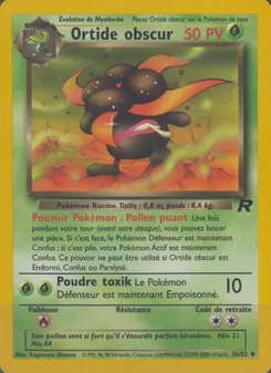 Carte Ortide obscur 36/82 – Team Rocket