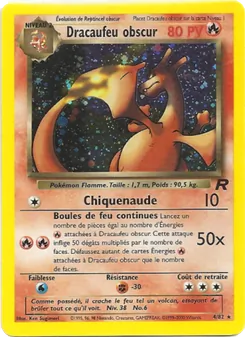 Carte Dracaufeu obscur 4/82 – Team Rocket