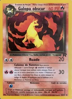 Carte Galopa obscur 44/82 – Team Rocket