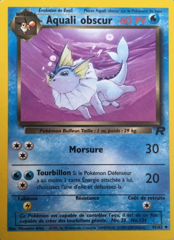 Carte Aquali obscur 45/82 – Team Rocket