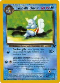 Carte Carabaffe obscur 46/82 – Team Rocket