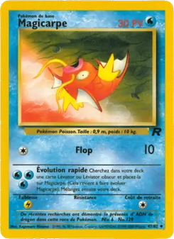 Carte Magicarpe 47/82 – Team Rocket