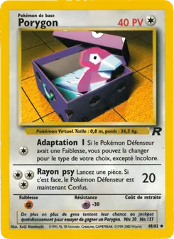Carte Porygon 48/82 – Team Rocket