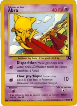 Carte Abra 49/82 – Team Rocket