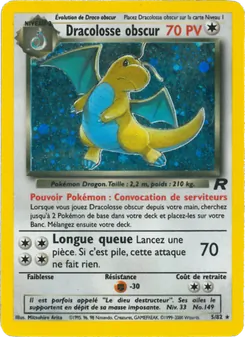 Carte Dracolosse obscur 5/82 – Team Rocket