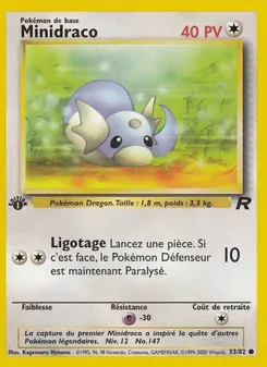 Carte Minidraco 53/82 – Team Rocket