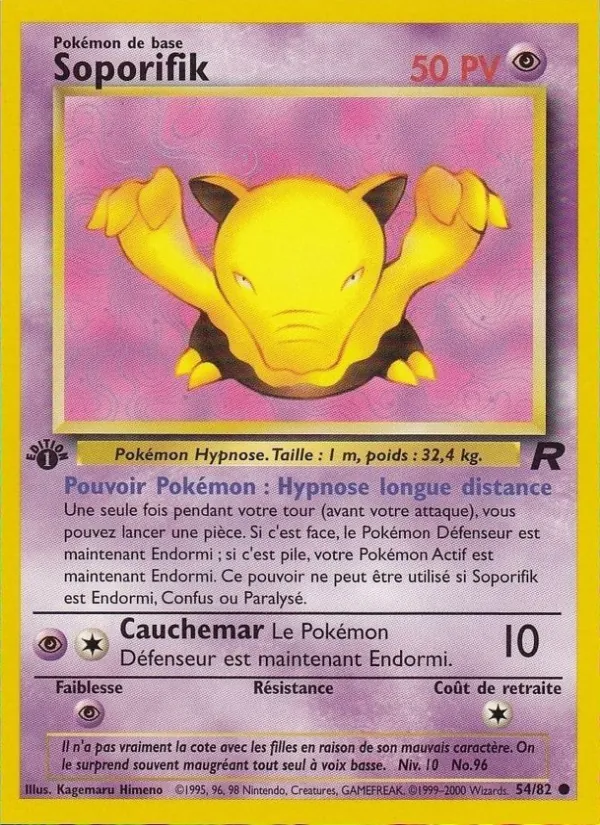 Carte Soporifik 54/82 – Team Rocket