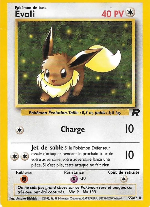 Carte Évoli 55/82 – Team Rocket