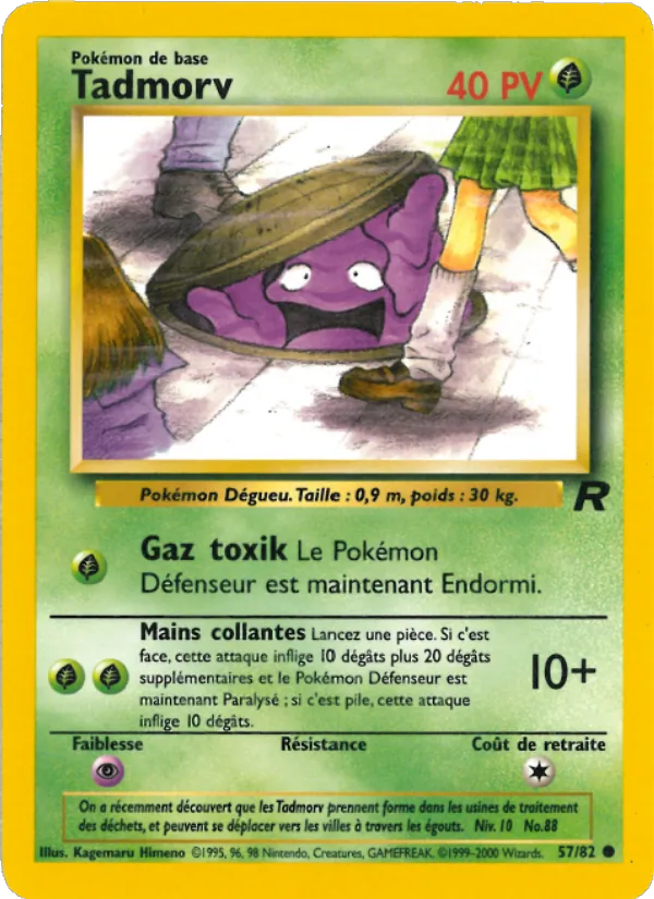 Carte Tadmorv 57/82 – Team Rocket