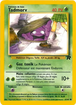 Carte Tadmorv 57/82 – Team Rocket