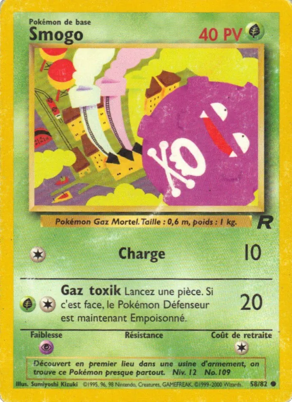 Carte Smogo 58/82 – Team Rocket