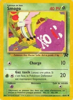 Carte Smogo 58/82 – Team Rocket