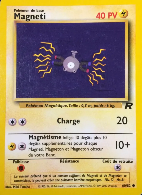 Carte Magnéti 60/82 – Team Rocket